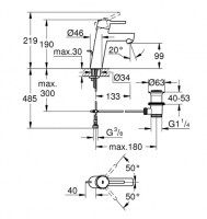 MONOMANDO LAVABO CONCETTO GROHE